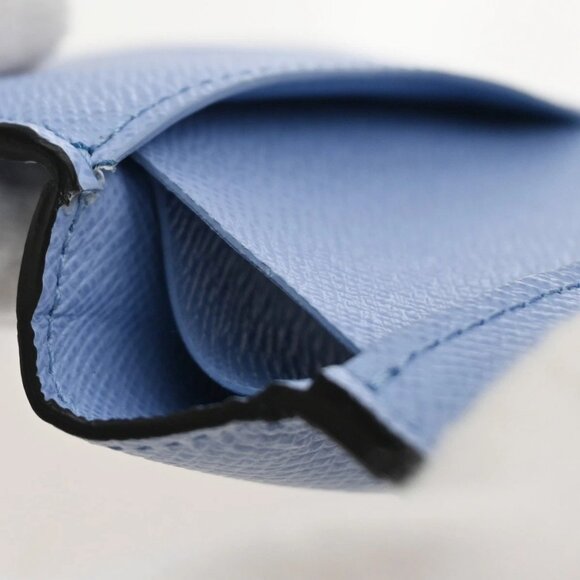 LOUIS VUITTON Multiple Taigarama Monogram Leather Bifold Wallet Skyblue - Picture 11 of 11